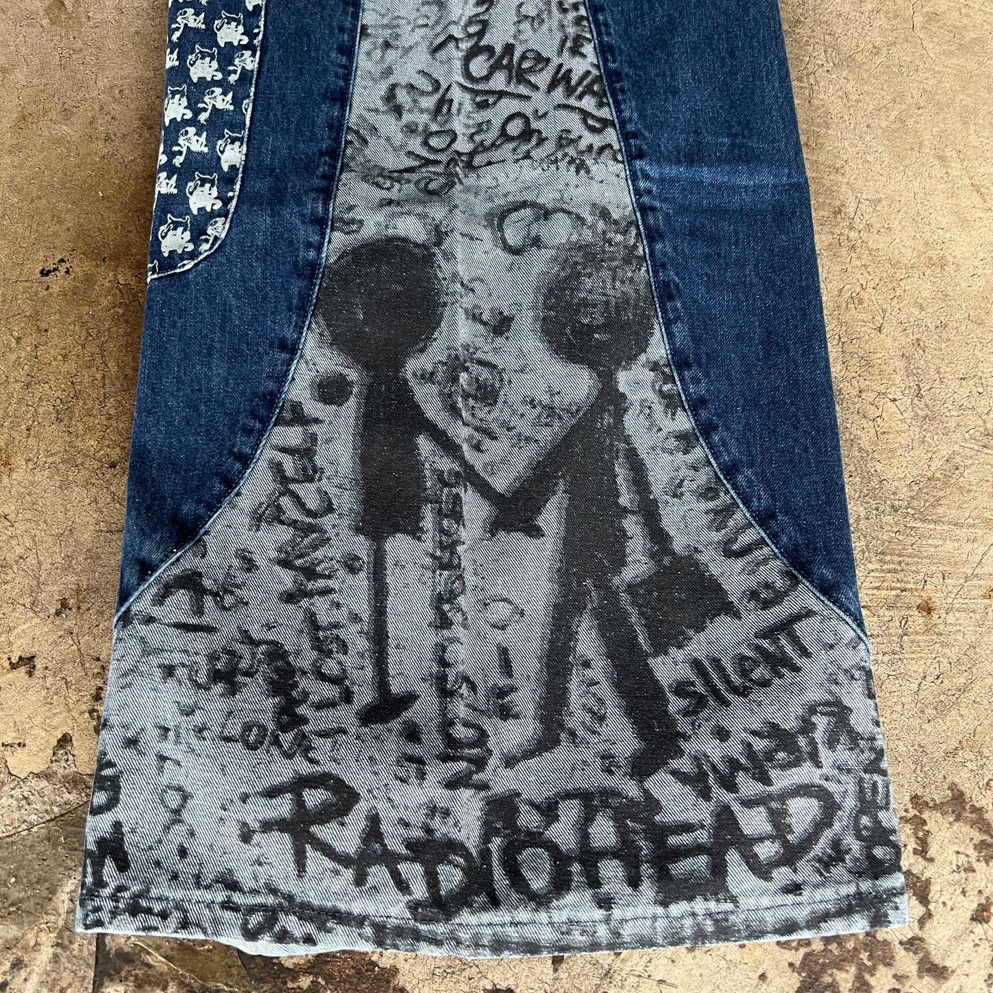 Ultra Wide Radiohead Jeans