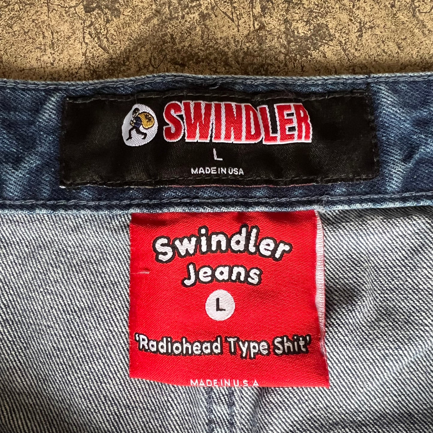 Ultra Wide Radiohead Jeans