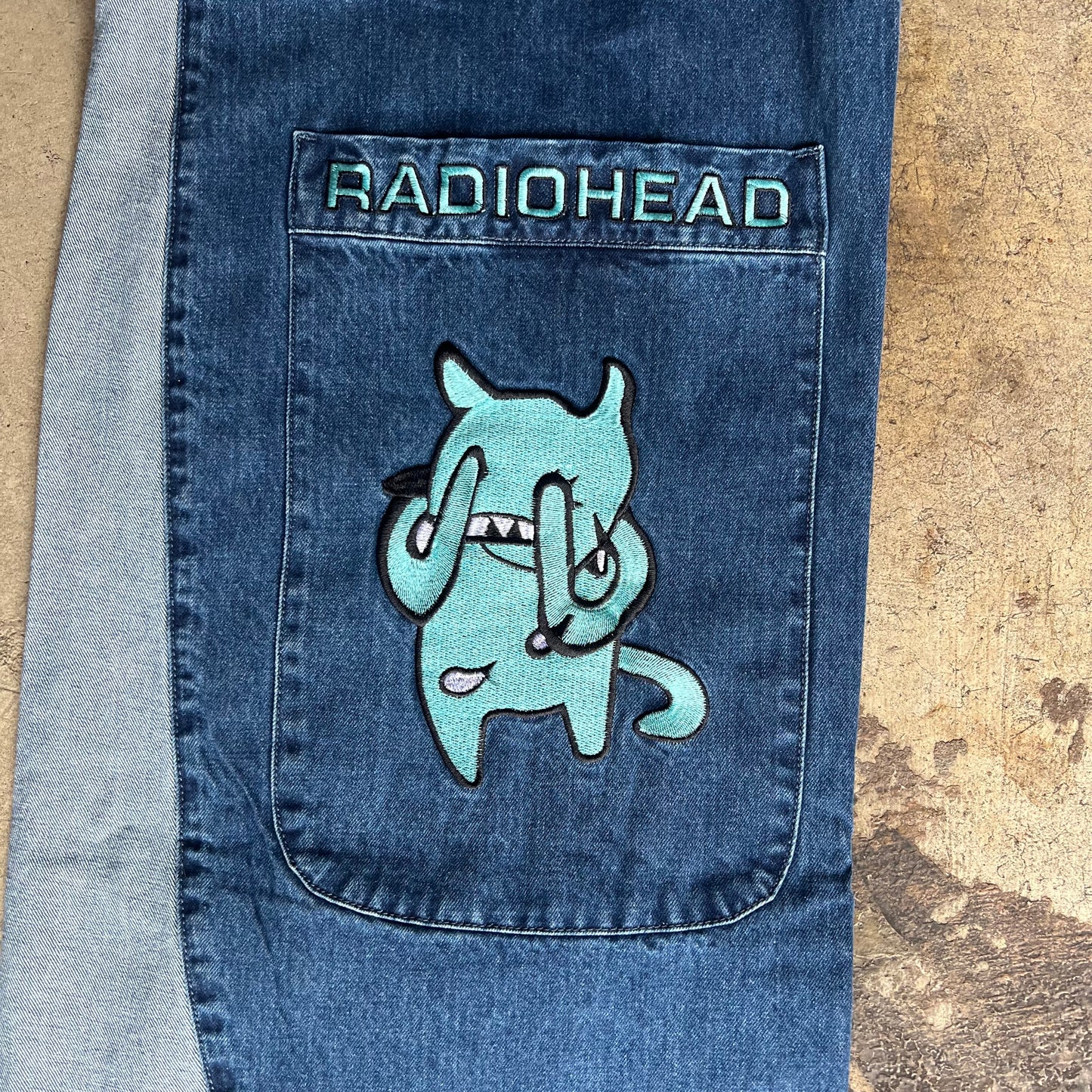 Ultra Wide Radiohead Jeans